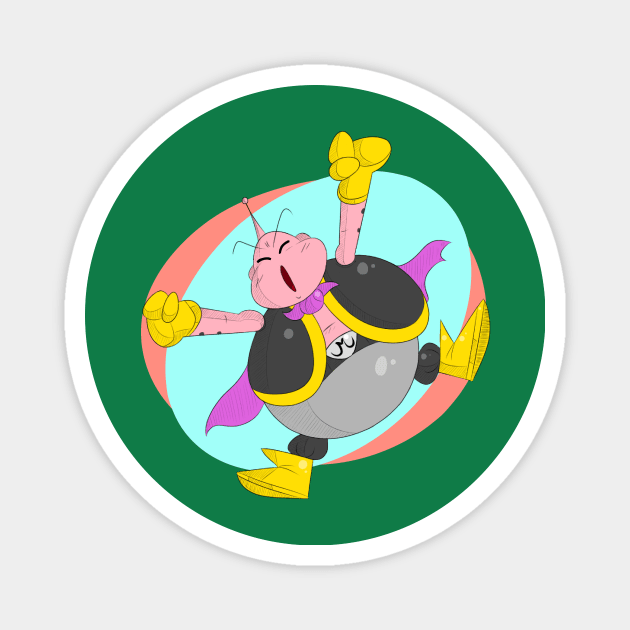 Pink Candy Man Magnet by Peables